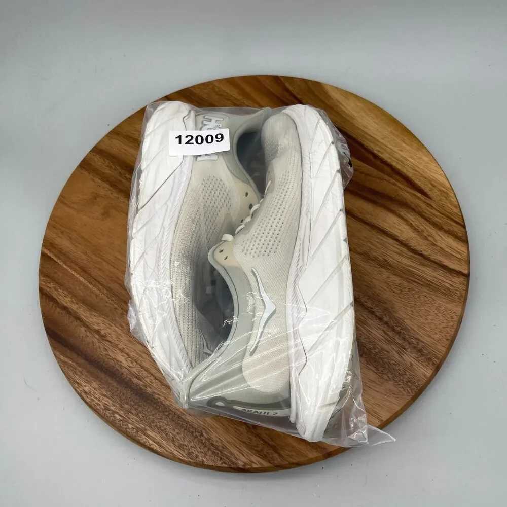 Hoka One One Arahi 7 Shoes Mens Size 11.5D Beige Running Comfort Walking Sneaker